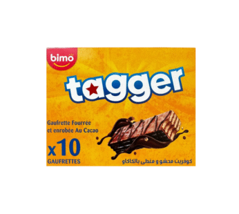 Bimo Tagger Wafers – Crispy Chocolate-Coated Wafers (10x Pack)